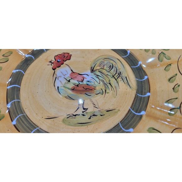 Cocorico Luncheon / Decorator Plates 8 3/4"" Rooster (Set Of 2) - Picture 4 of 16